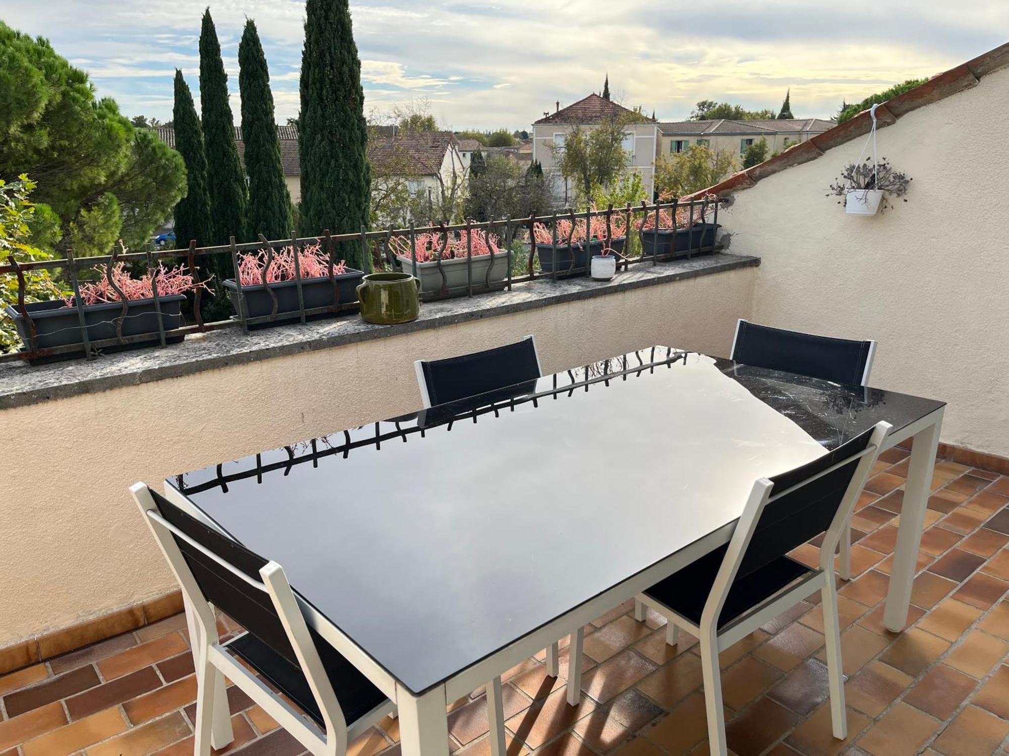 Duplex Lumineux Sur Gde Terrasse, Balneo Double, Parking Prive, Clim, Local Velos 索尔古河畔的恩特莱奎斯 外观 照片